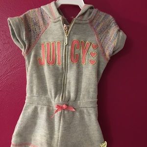 Juicy Couture toddler romper 18 months